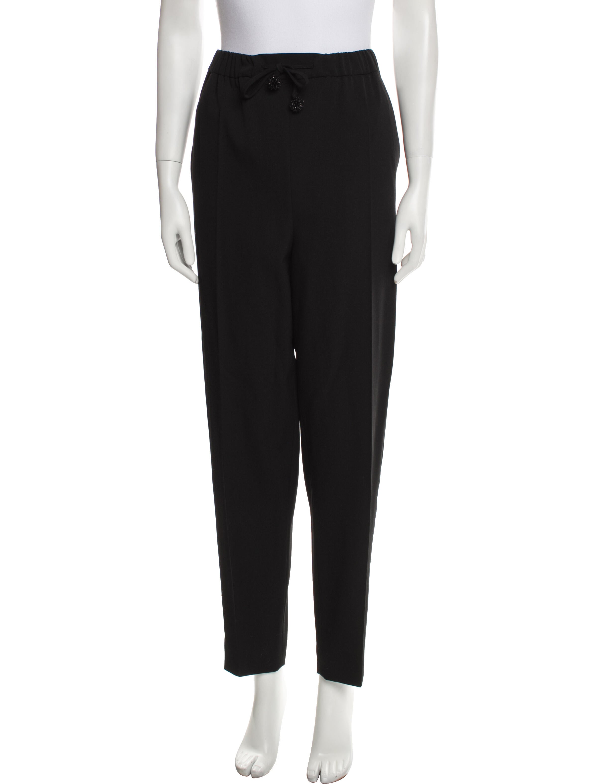 Max Mara Virgin Wool Skinny Leg Pants