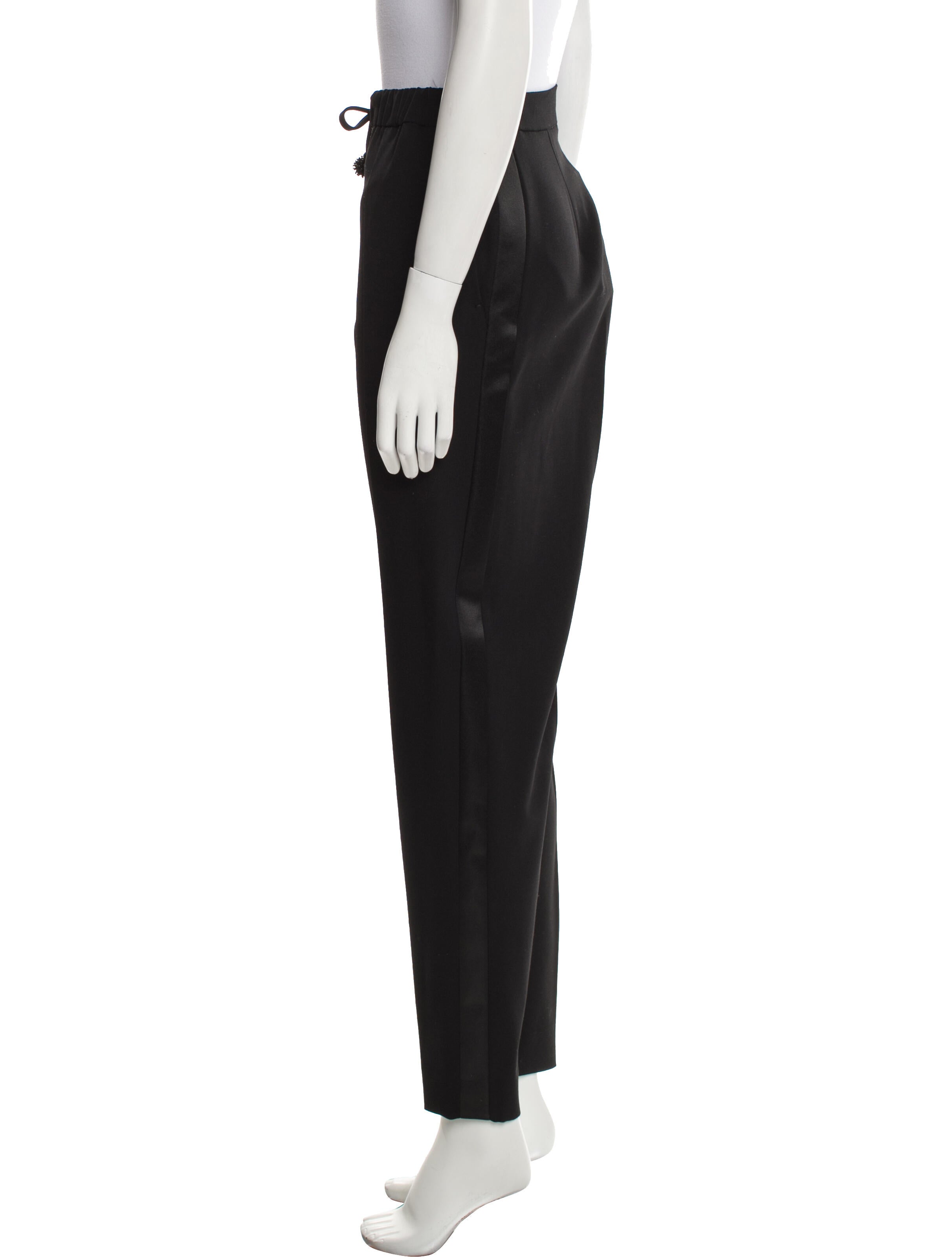 Max Mara Virgin Wool Skinny Leg Pants