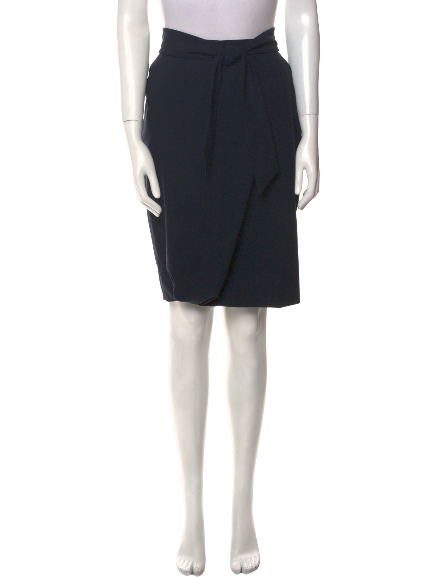 Max Mara Virgin Wool Knee-Length Skirt