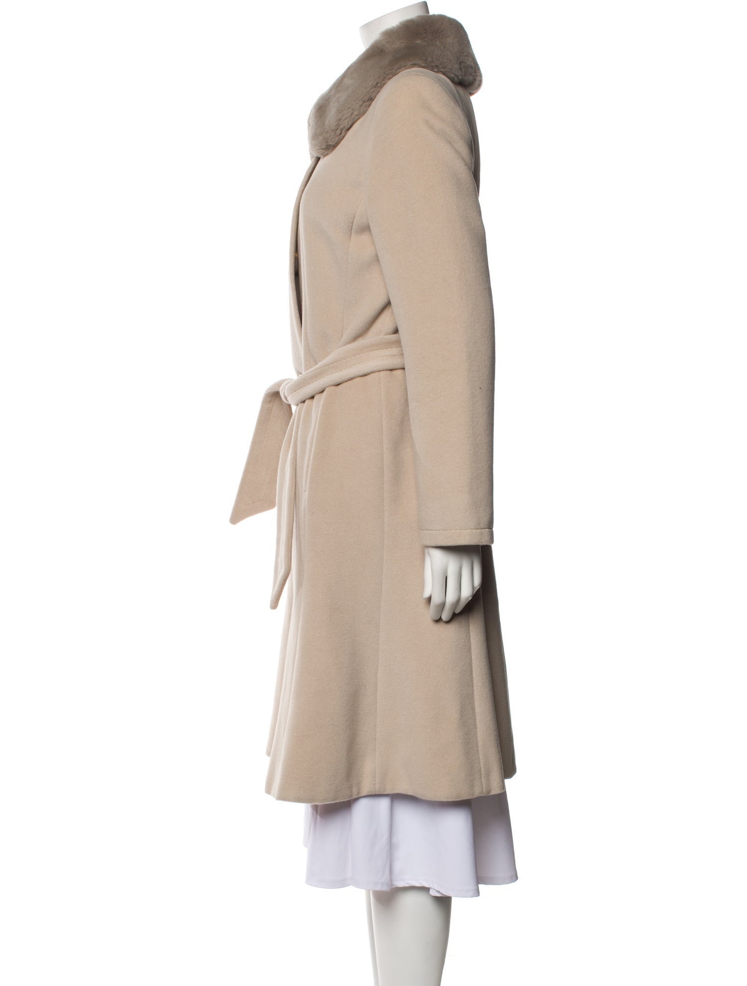 Max Mara Virgin Wool Trench Coat