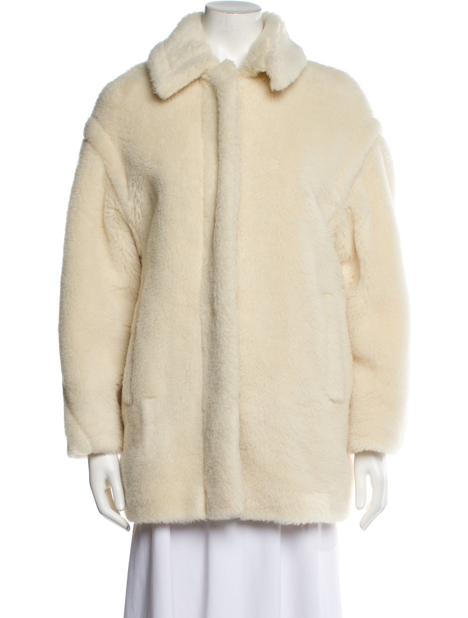 Max Mara Alpaca Faux Fur Coat