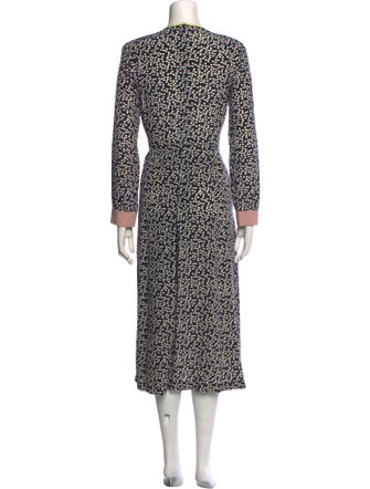 Max Mara Polka Dot Print Crew Neck Jumpsuit