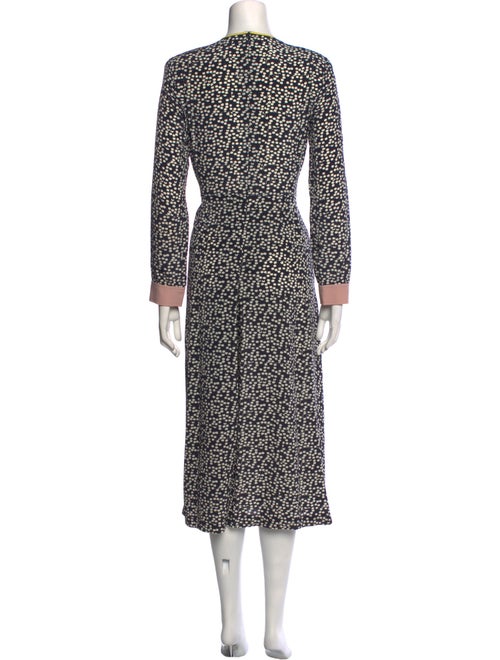 Max Mara Polka Dot Print Crew Neck Jumpsuit