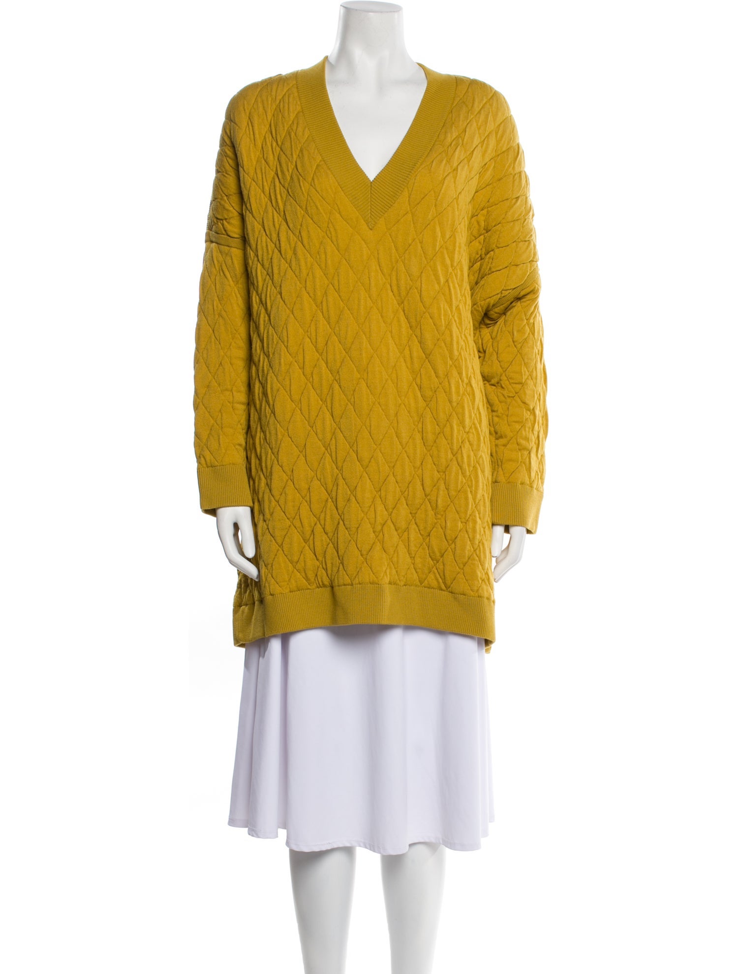 Max Mara Virgin Wool V-Neck Tunic