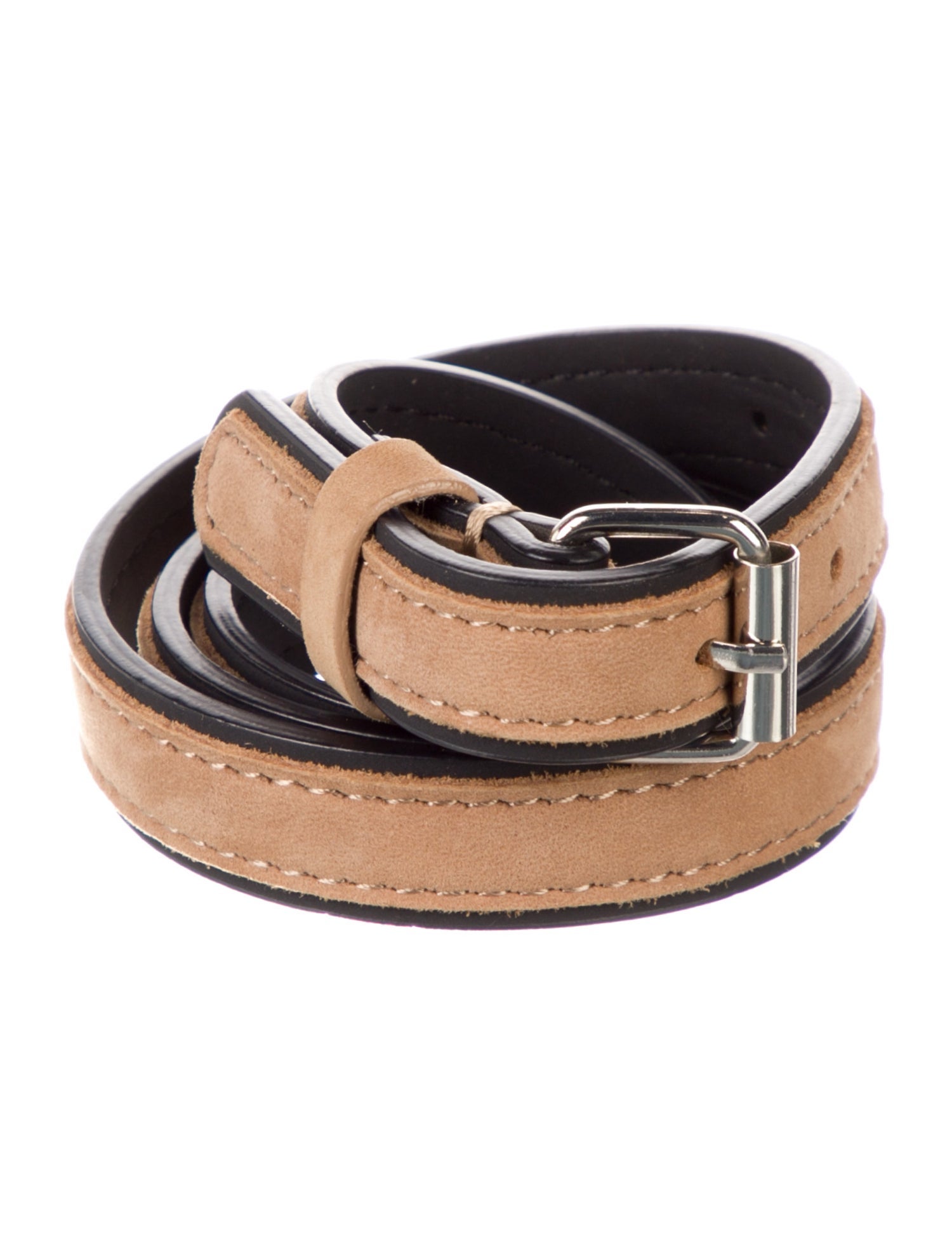 Max Mara Skinny Suede Belt