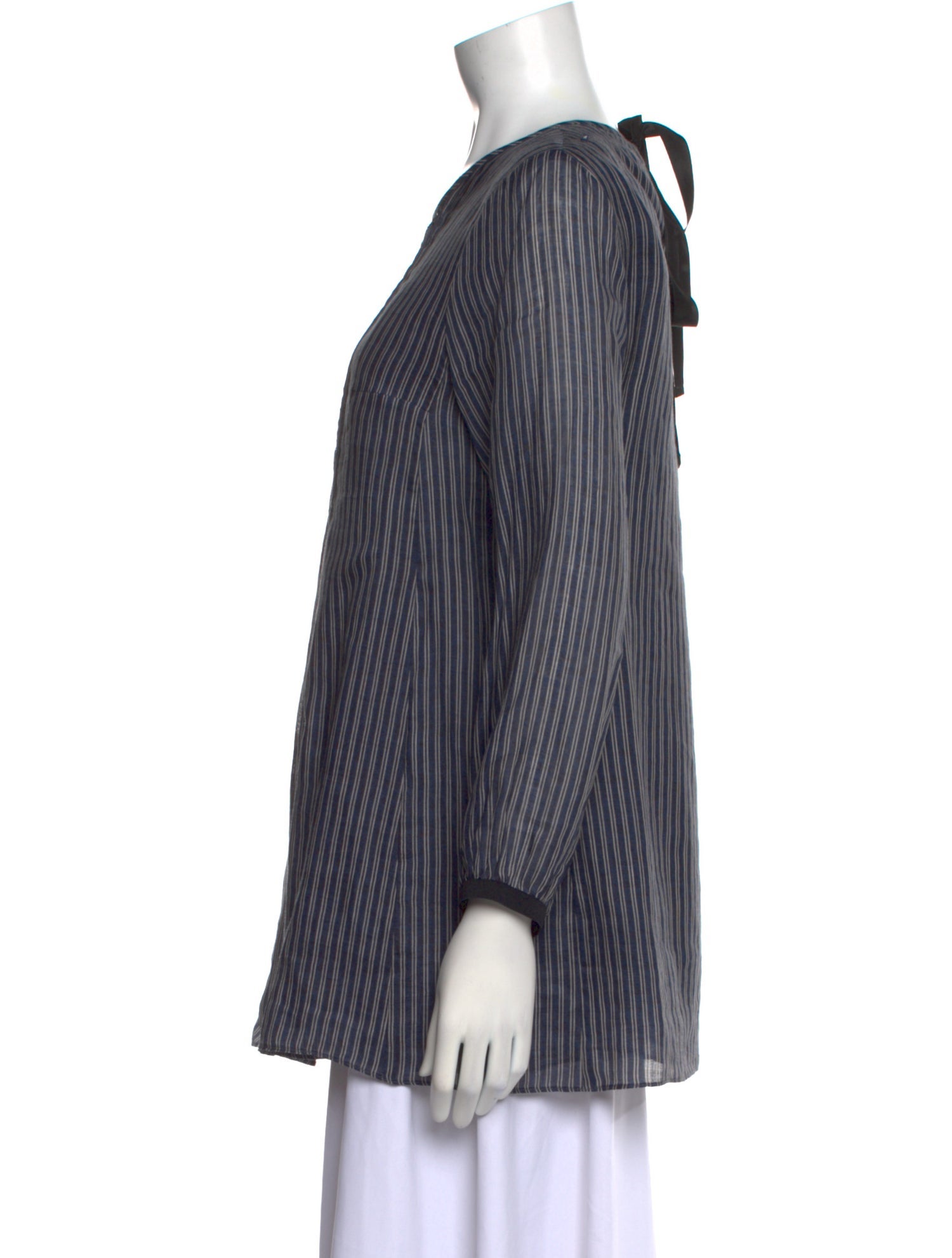 'S Max Mara Linen Striped Tunic