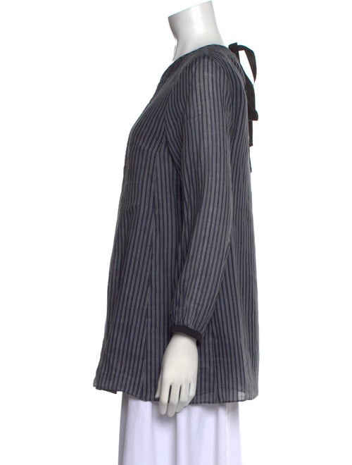 'S Max Mara Linen Striped Tunic