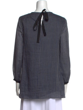 'S Max Mara Linen Striped Tunic