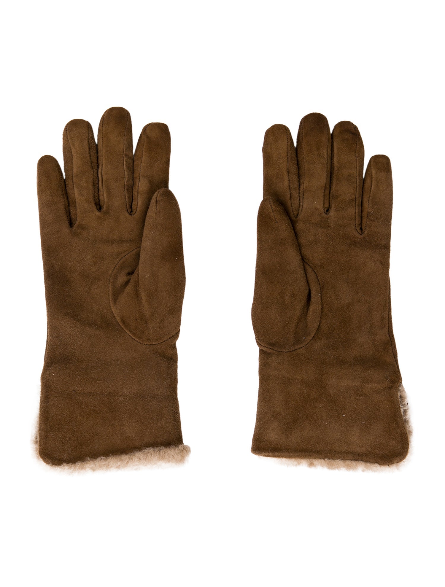 手袋 PRADA Brown Suede Gloves Cocoa Brown Suede gloves | PRADA