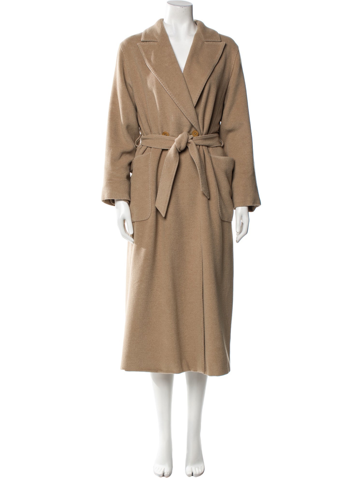 Max Mara Virgin Wool Trench Coat