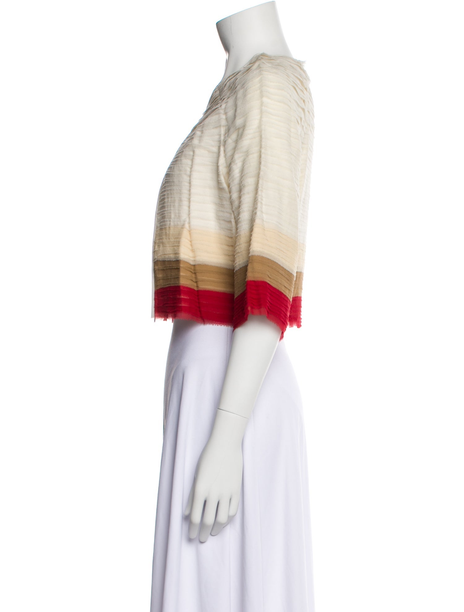 Max Mara Silk Striped Jacket