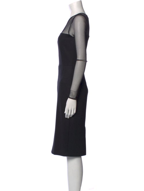 Max Mara Virgin Wool Knee-Length Dress