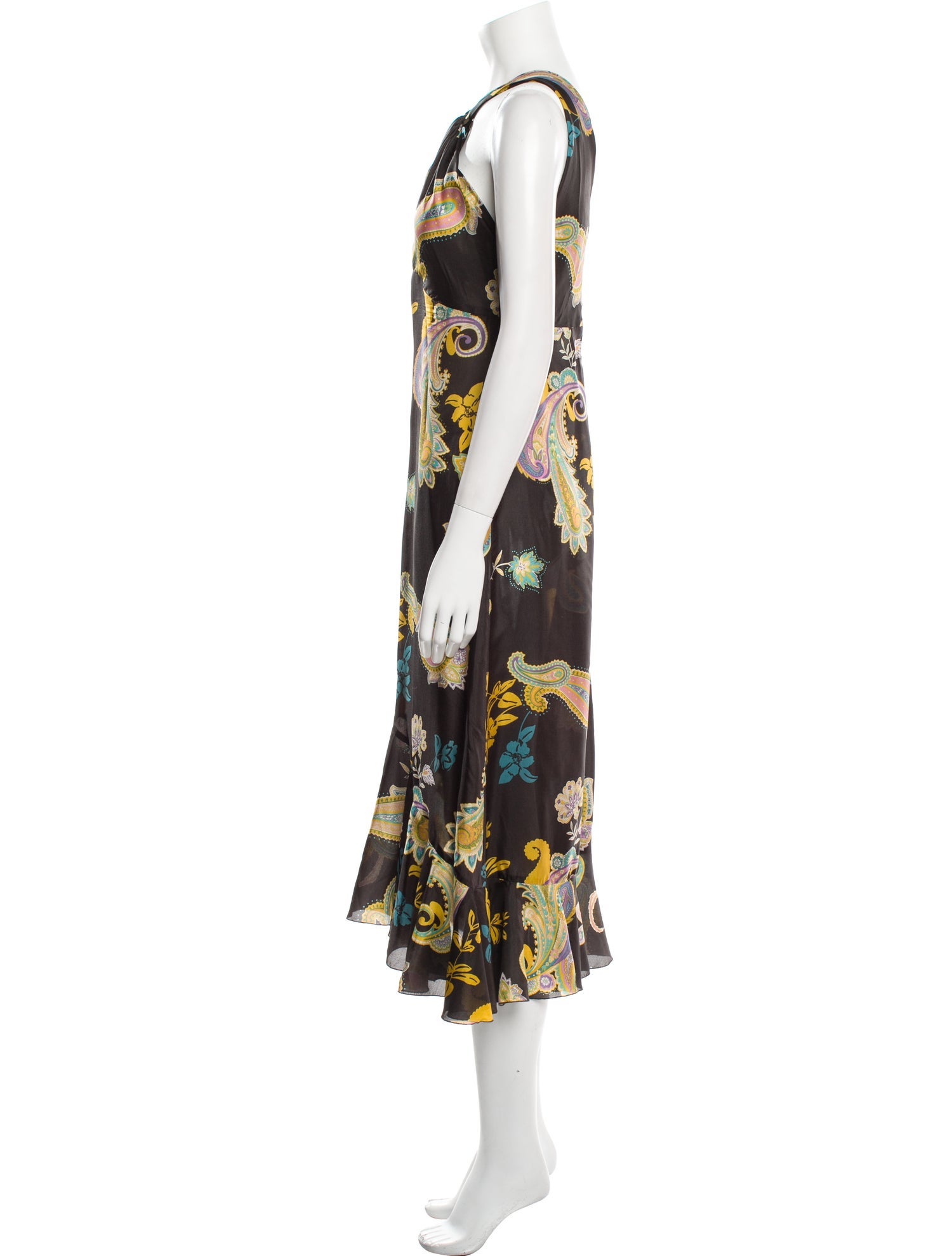 Max Mara Silk Long Dress