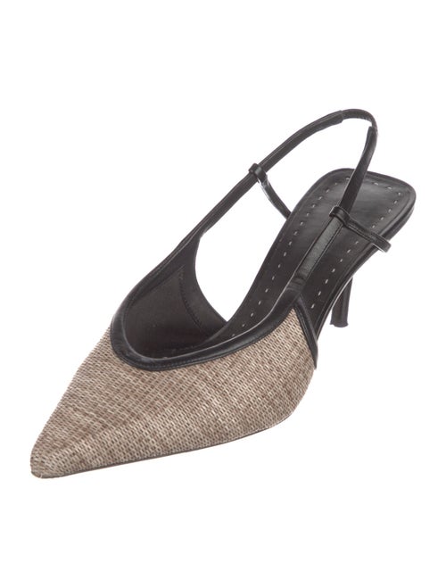 Max Mara Patterned Slingback Pumps