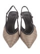Max Mara Patterned Slingback Pumps