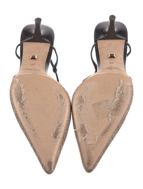 Max Mara Patterned Slingback Pumps