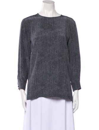 Max Mara Bateau Neckline Long Sleeve Sweatshirt