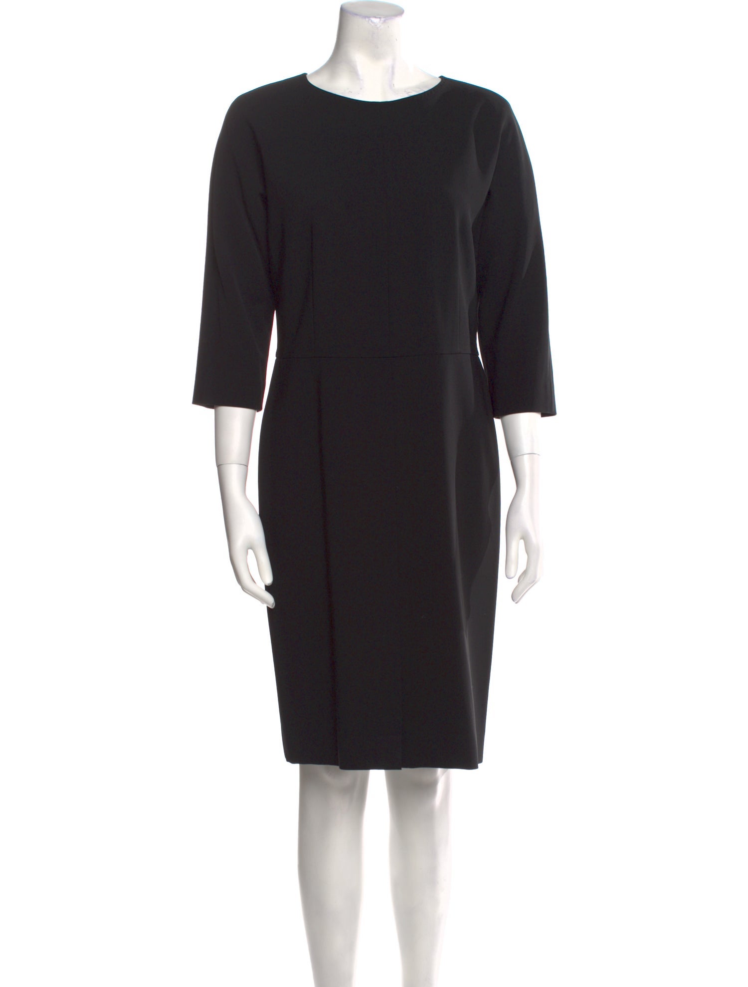 Max Mara Virgin Wool Knee-Length Dress