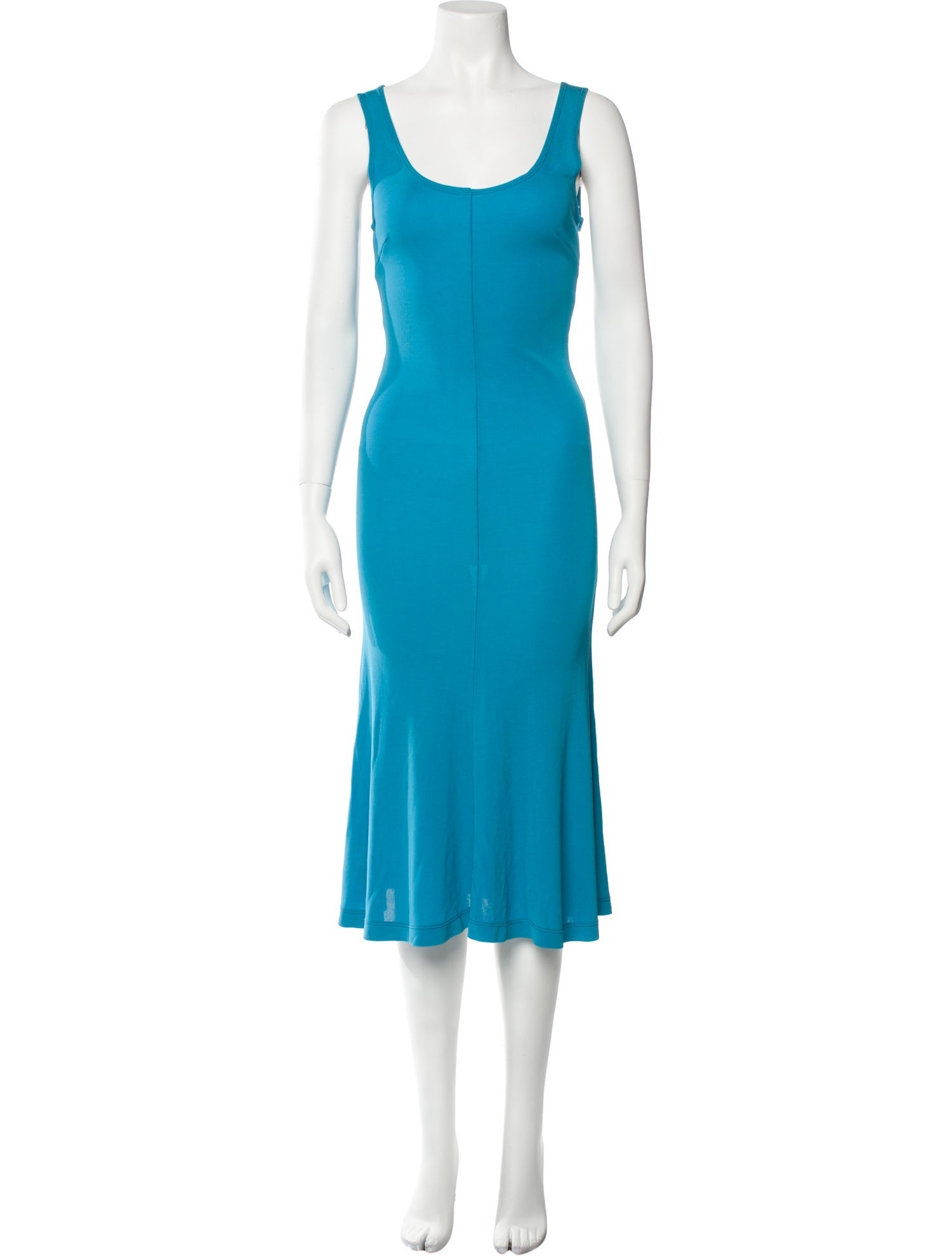 Max Mara Scoop Neck Long Dress