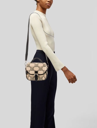 Max Mara Raffia Top Handle Bag