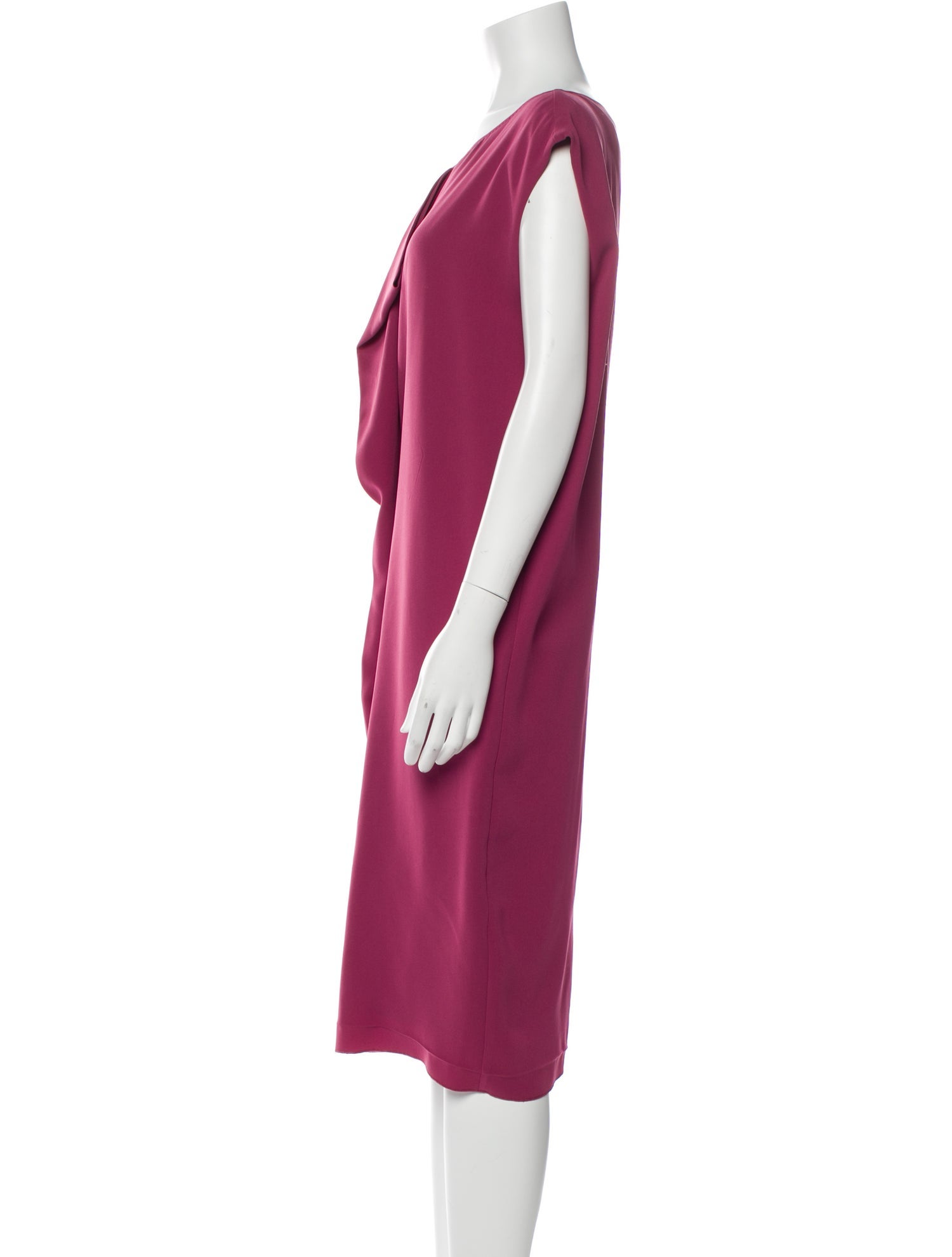 Max Mara Bateau Neckline Midi Length Dress