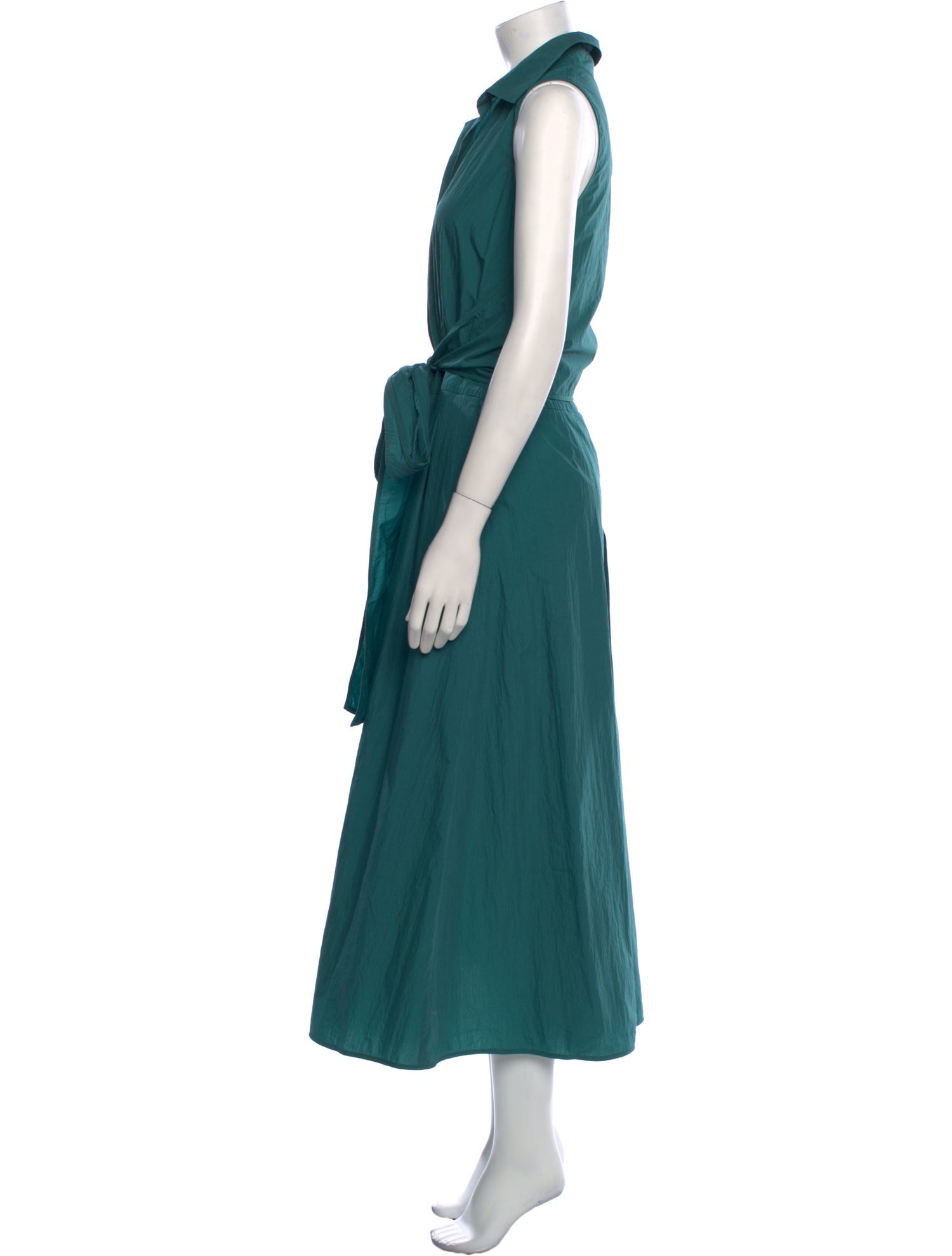 Max Mara V-Neck Long Dress
