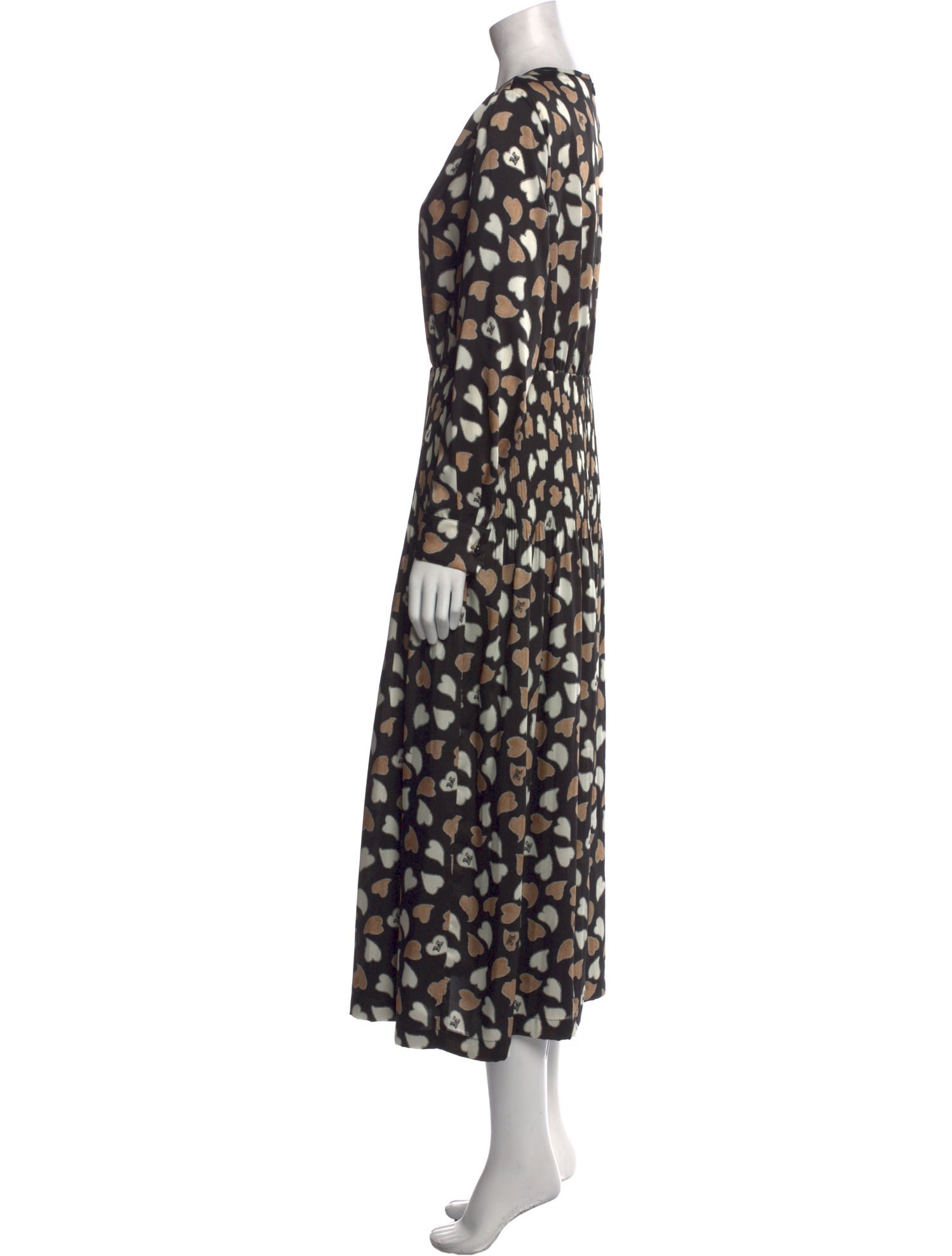 Max Mara Printed Long Dress