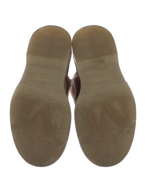 Max Mara Suede Combat Boots