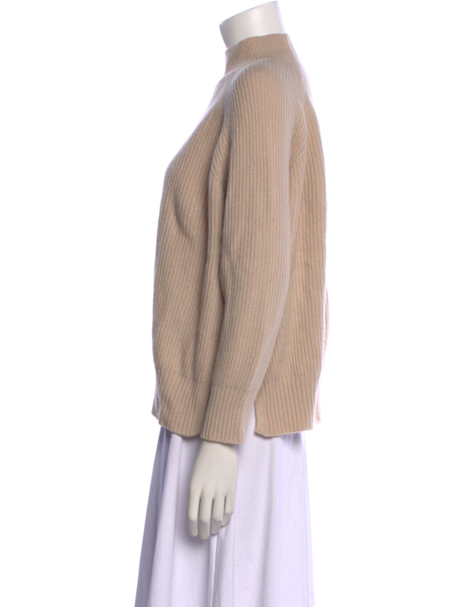 Max Mara Weekend Virgin Wool Mock Neck Sweater