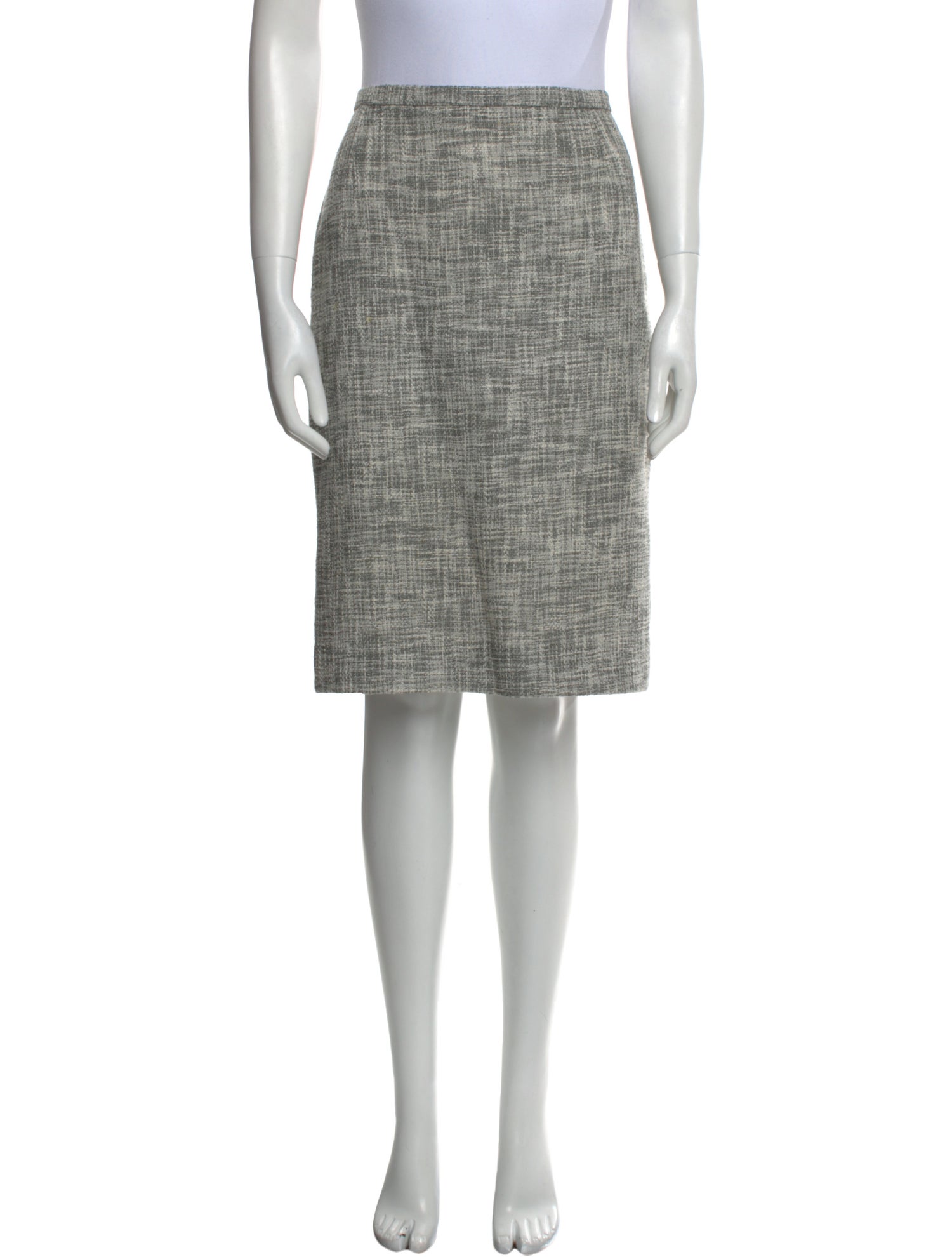 Max Mara Tweed Pattern Mini Skirt