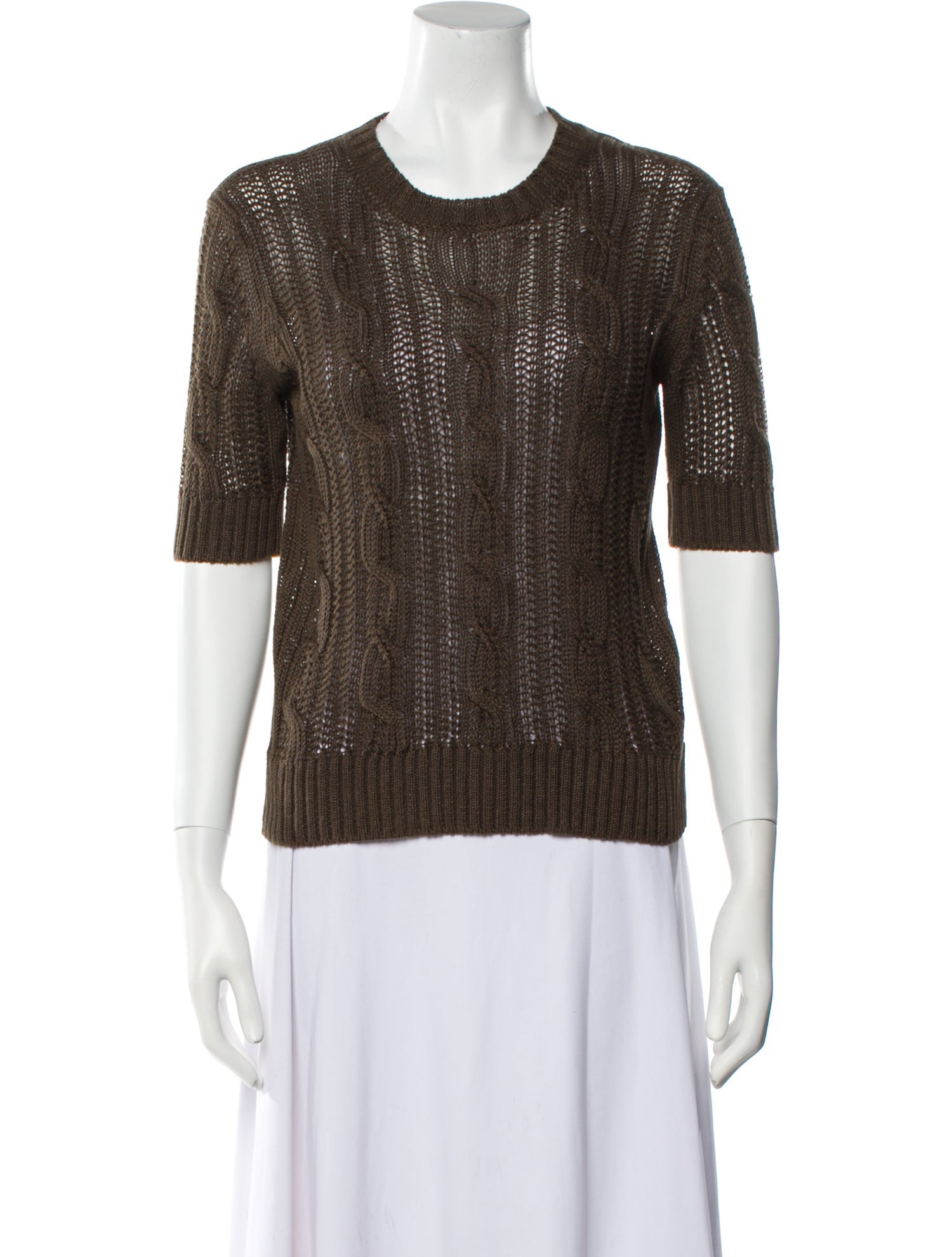 Max Mara Wool Scoop Neck Sweater