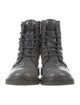 Max Mara Patent Leather Combat Boots