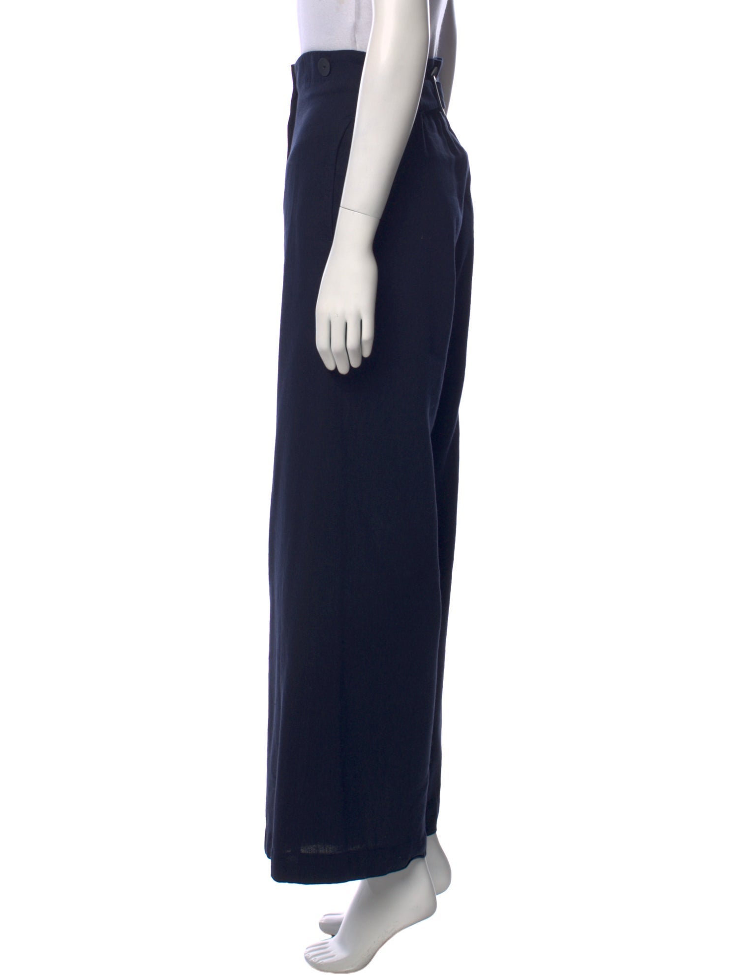 Max Mara Linen Wide Leg Pants