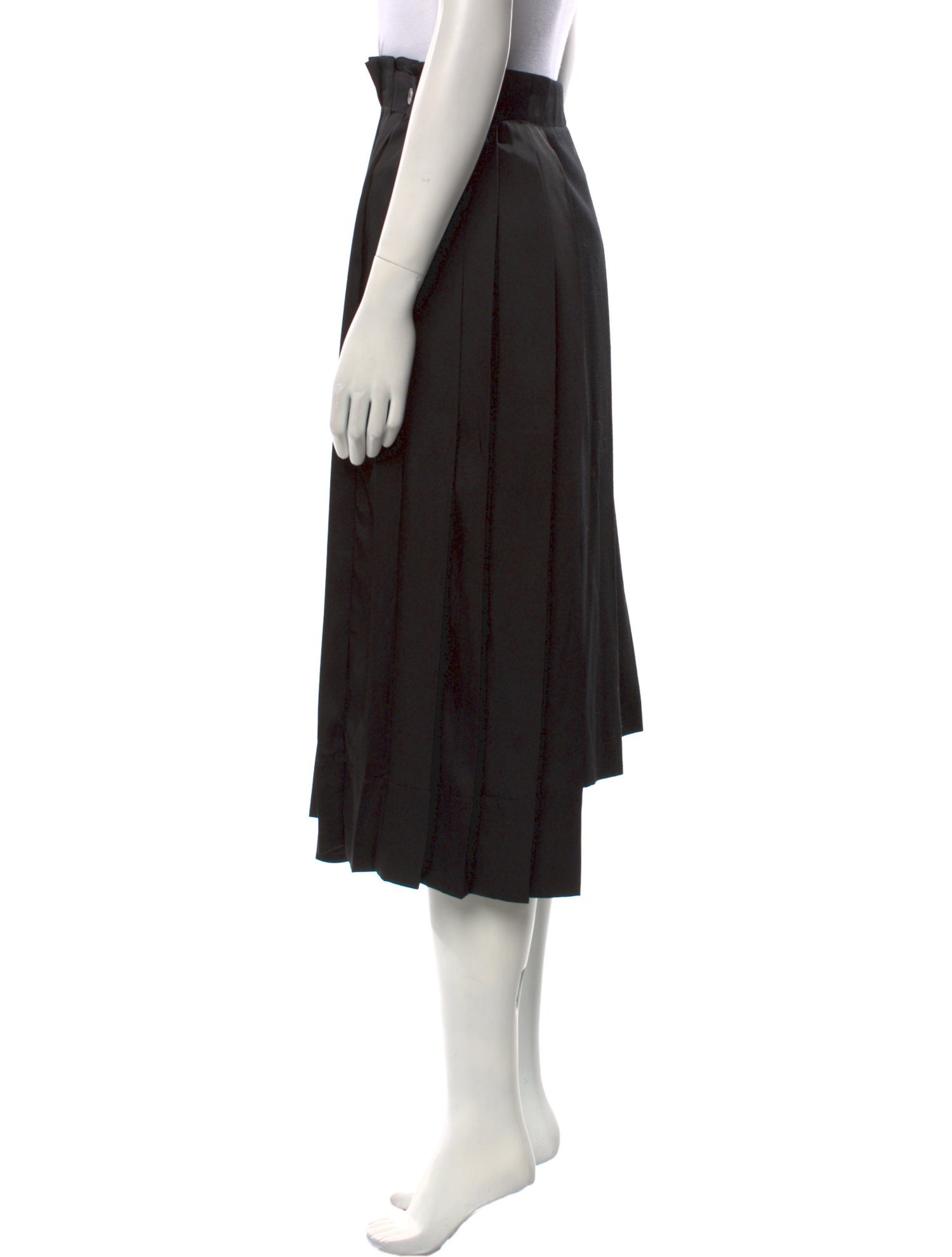 Max Mara Weekend Pleated Accents Midi Length Skirt