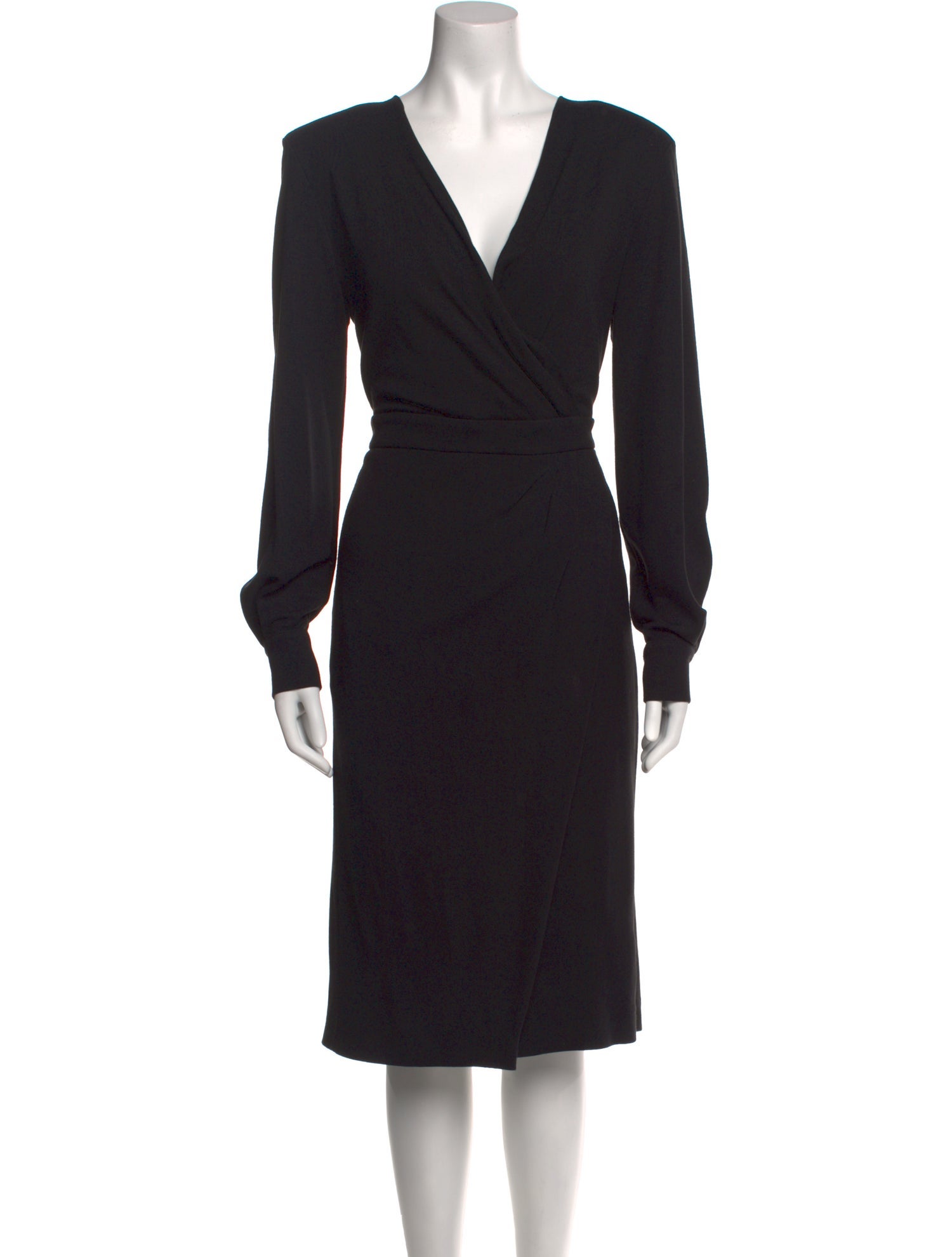Max Mara V-Neck Midi Length Dress