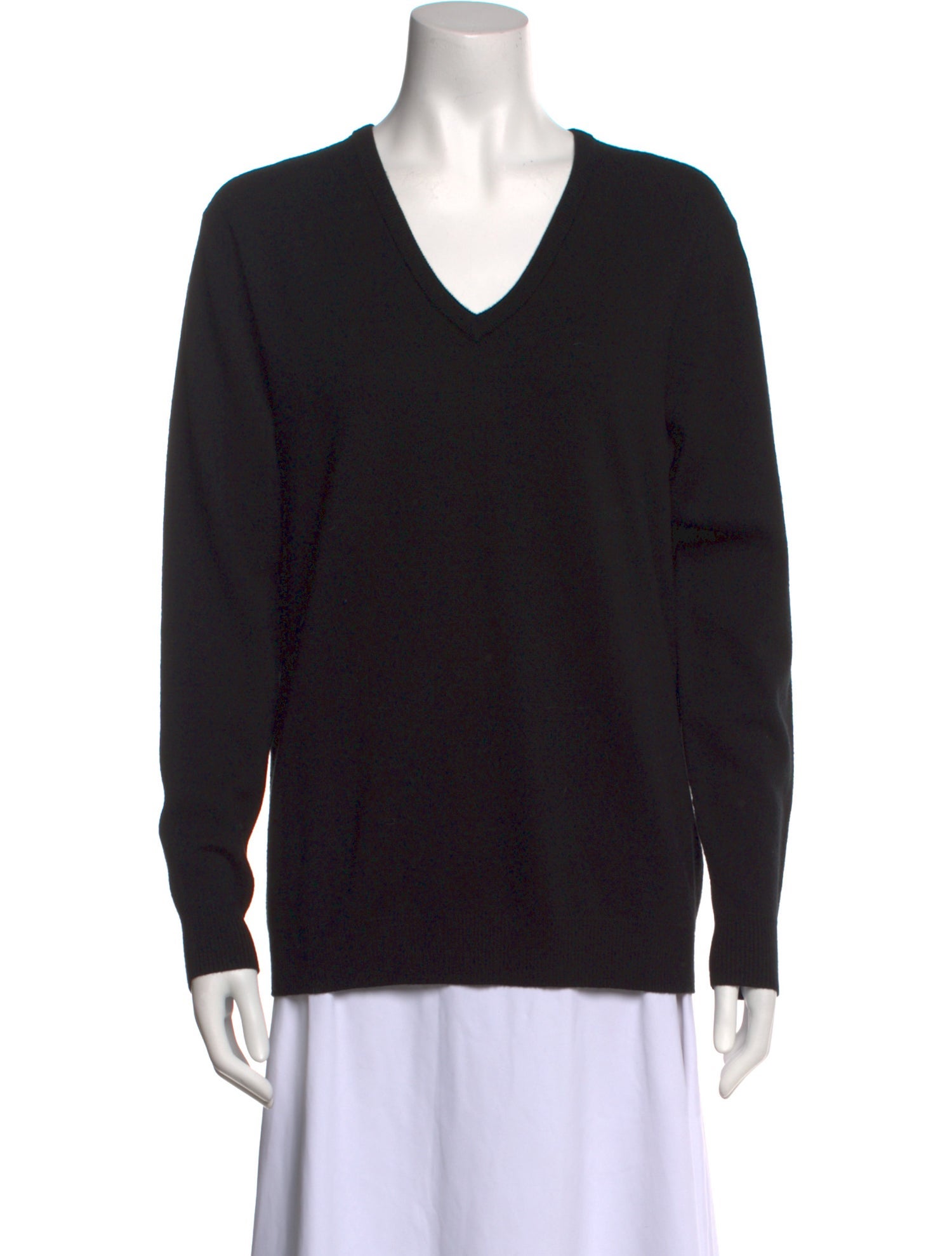 Max Mara Virgin Wool V-Neck Sweater