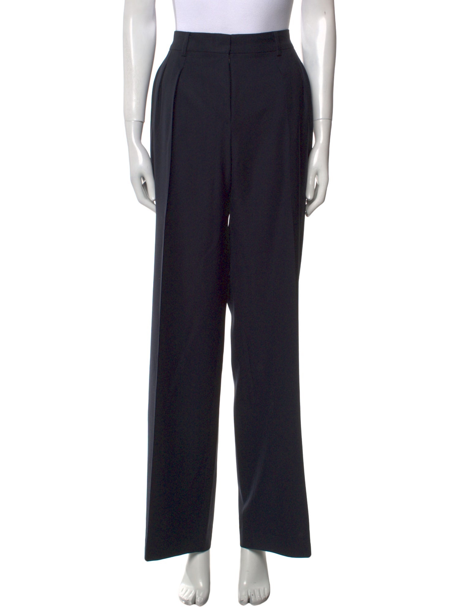 Veronica Beard Virgin Wool Wide Leg Pants