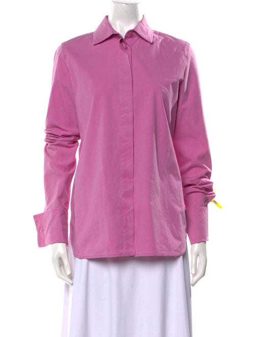 Max Mara Long Sleeve Button-Up Top