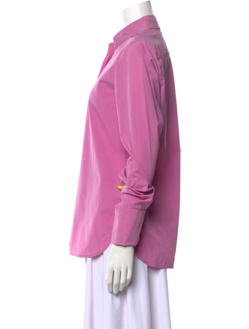 Max Mara Long Sleeve Button-Up Top