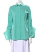 Max Mara Long Sleeve Button-Up Top