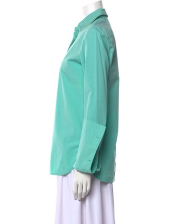 Max Mara Long Sleeve Button-Up Top