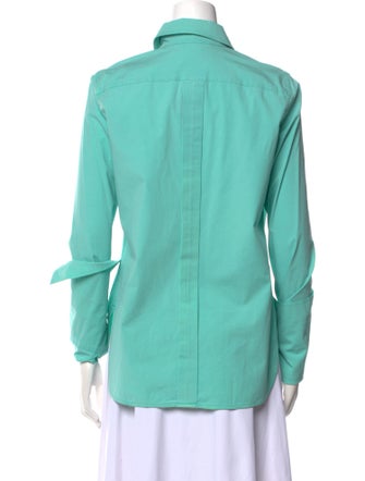 Max Mara Long Sleeve Button-Up Top