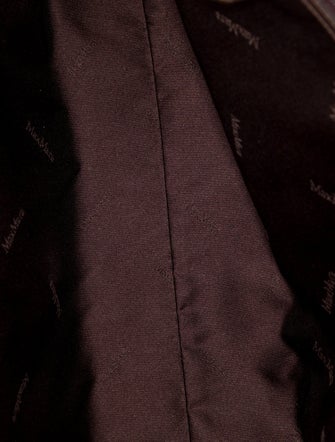 Max Mara Embossed Leather Shoulder Bag