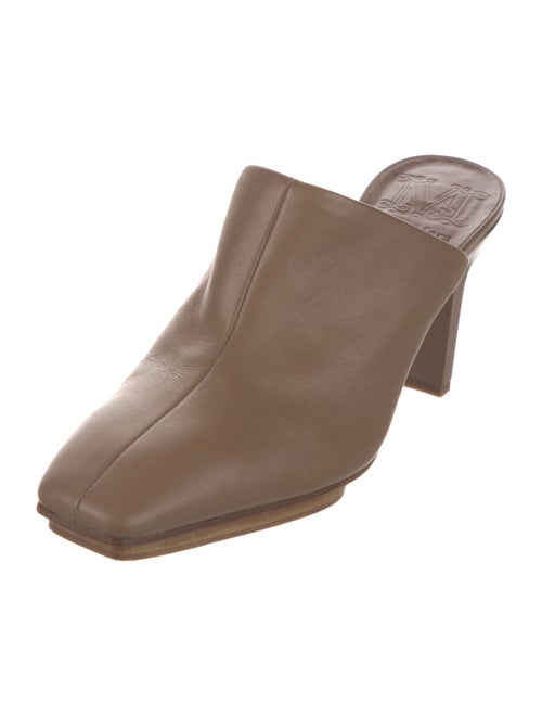 Max Mara Leather Mules