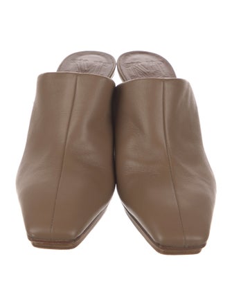 Max Mara Leather Mules