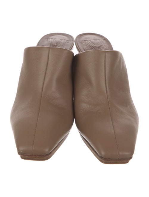Max Mara Leather Mules