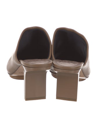 Max Mara Leather Mules