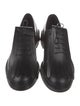 Max Mara Leather Fringe Trim Accent Oxfords