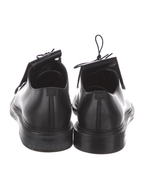 Max Mara Leather Fringe Trim Accent Oxfords