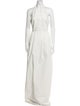 Max Mara One-Shoulder Long Dress